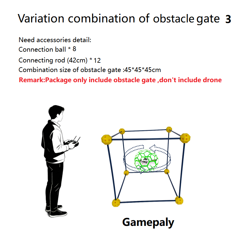 ประตูอุปสรรคสำหรับการแข่งขัน โ - Drone Racing Gate บทวิจารณ์และราคา
