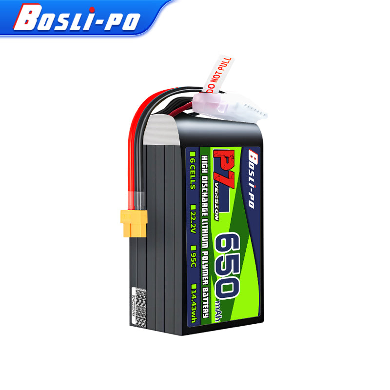 แบตเตอรี่ Boslipo P7 รุ่น 650m - Drone Racing Battery บทวิจารณ์และราคา